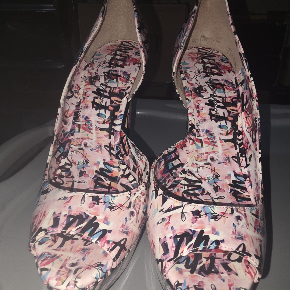 Jessica Simpson Artistic Multicolor Heels